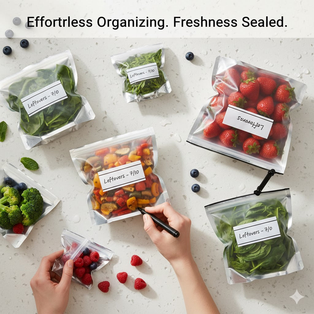 Reusable Aluminum Foil Bags (Pack of 20)